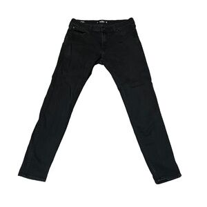 Black Hollister Super Skinny Jeans